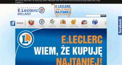 Desktop Screenshot of leclerc-bielany.pl